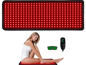 Red Light Therapy Pad for Body Back Knee Shoulder Hands Feet Portable 660nm 850nm Home Use 3 Chips in 1 Infrared Wrap Belt Gift for Women Me