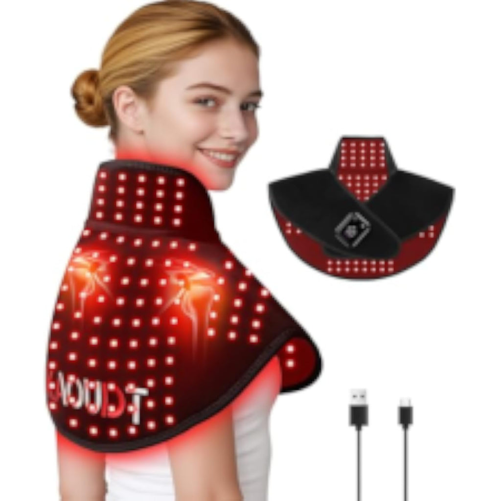Cordless Red Light Therapy Glove for Hand, 5000mAh Rechargeable Dual-Sided 112 LEDs 660nm&850nm Infrared Light Therapy Device for Hand Finge