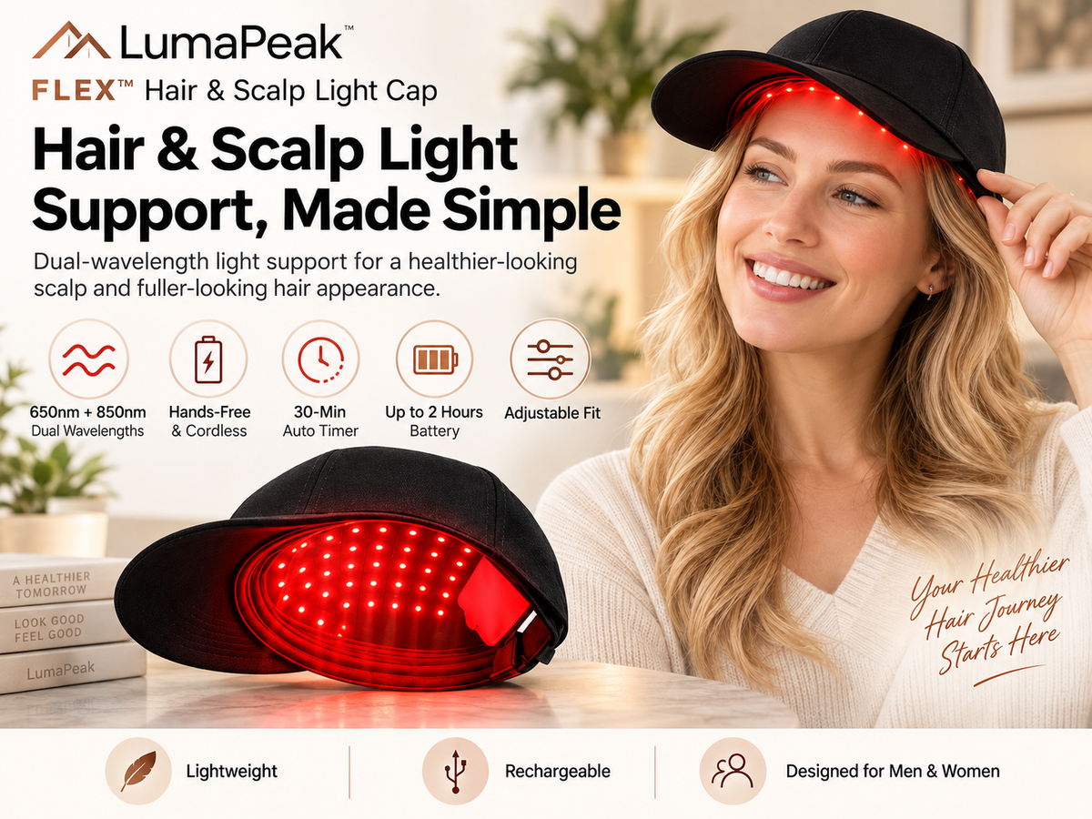 LumaPeak FLEX Hair and Scalp Light Cap hero