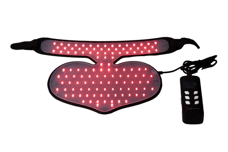 LumaPeak Glow Face and Neck Set wearable light mask format