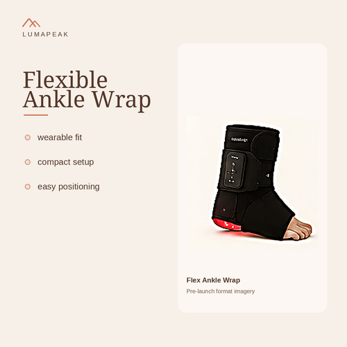 LumaPeak Flex Ankle Wrap wearable format