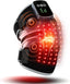 LumaPeak FLEX Knee Wrap actual product image, black cordless red light knee brace