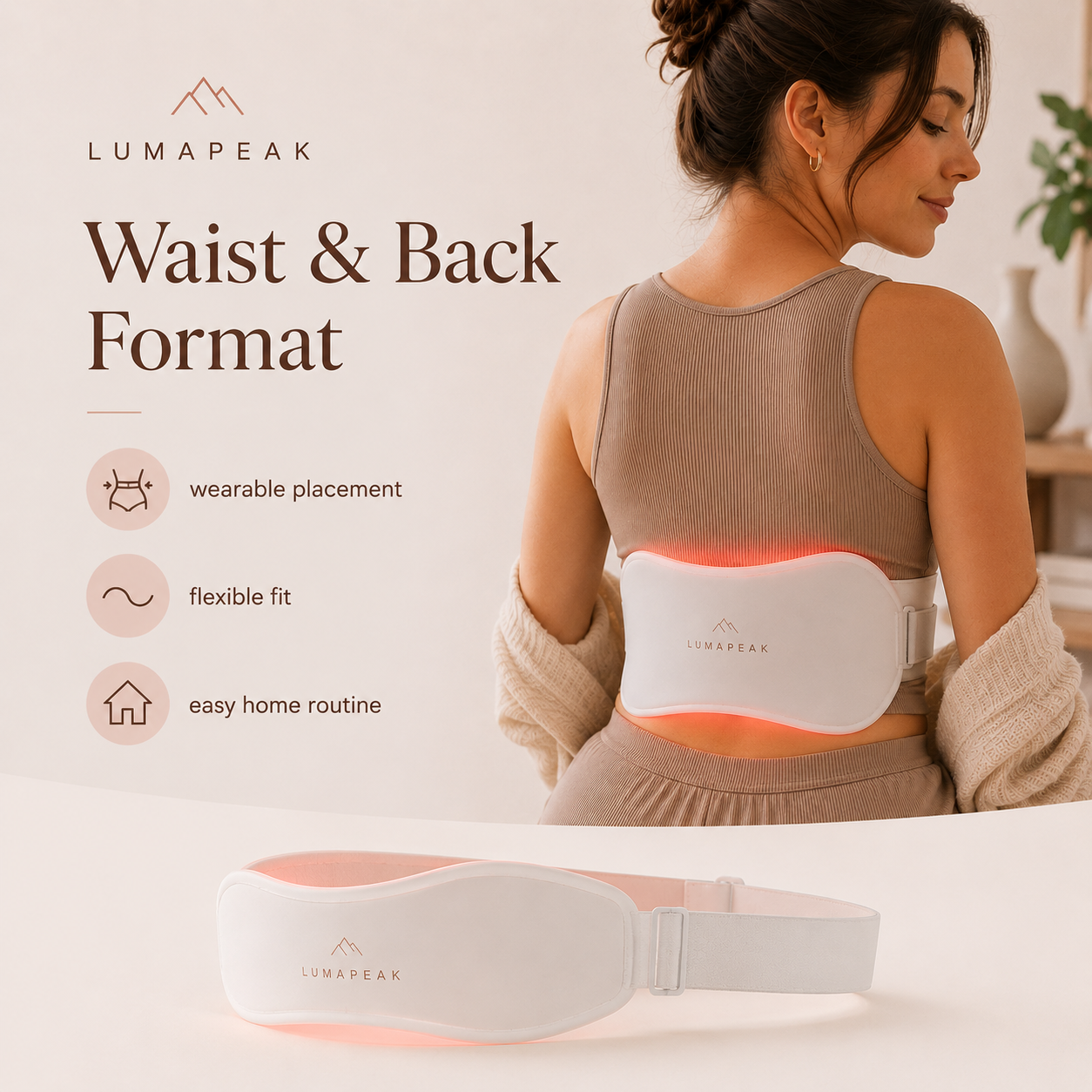 LumaPeak Flex Waist & Back Belt Secondary image