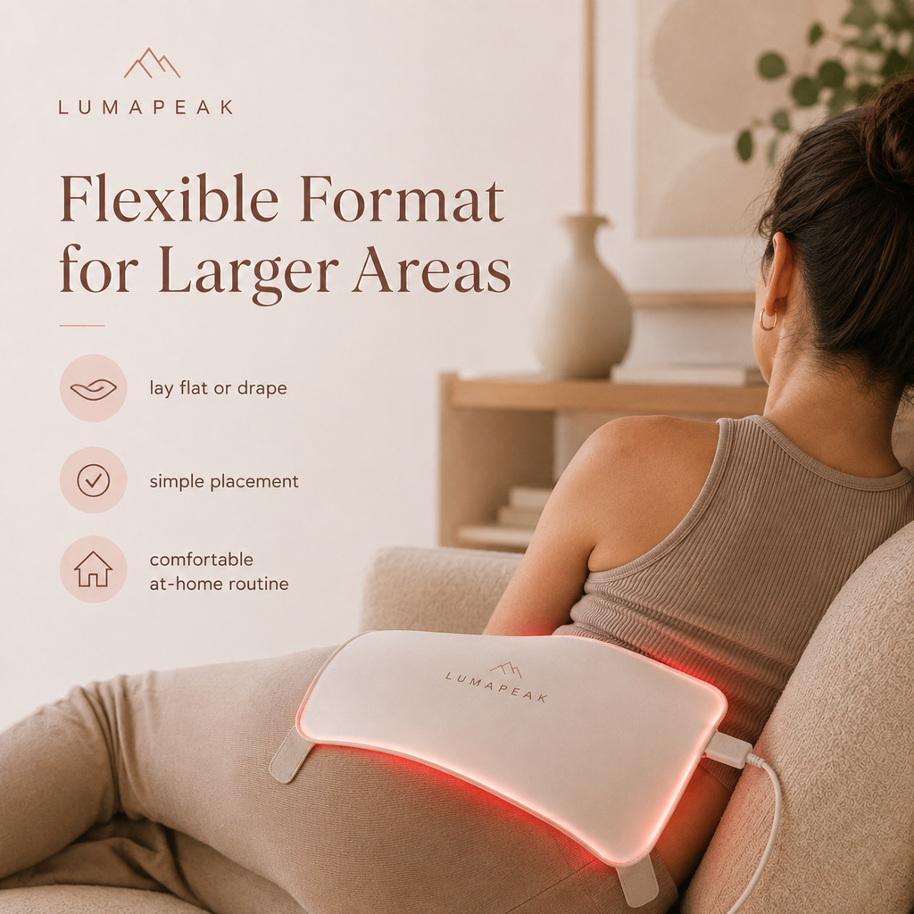 LumaPeak Restore Pad flexible larger-area at-home routine