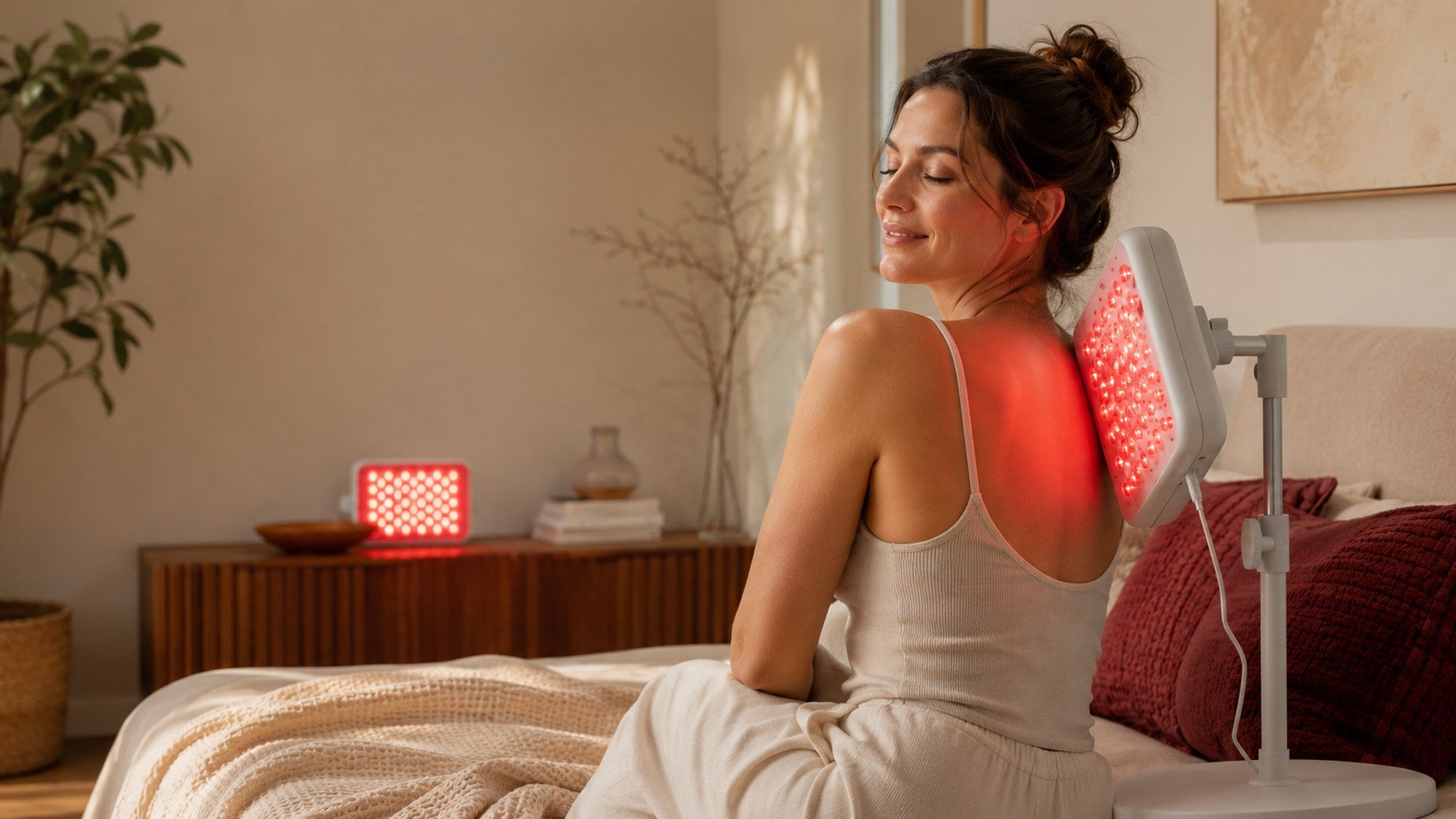 LumaPeak Beam positionable red light routine